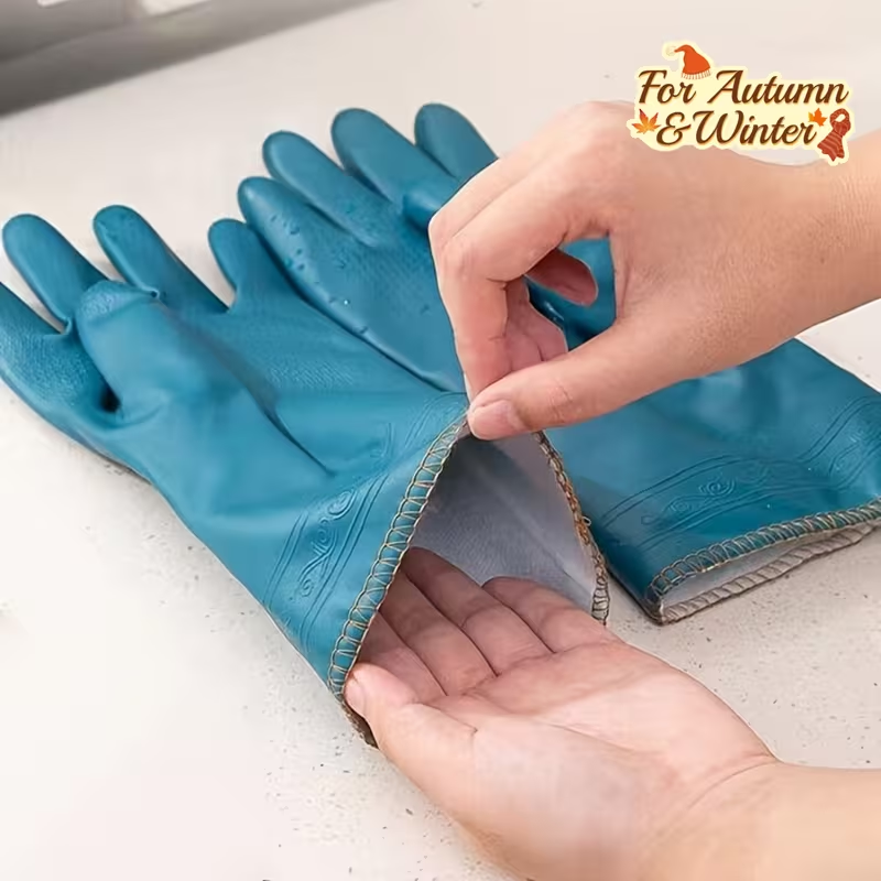Warm kitchen gloves, two pairs for washing dishes