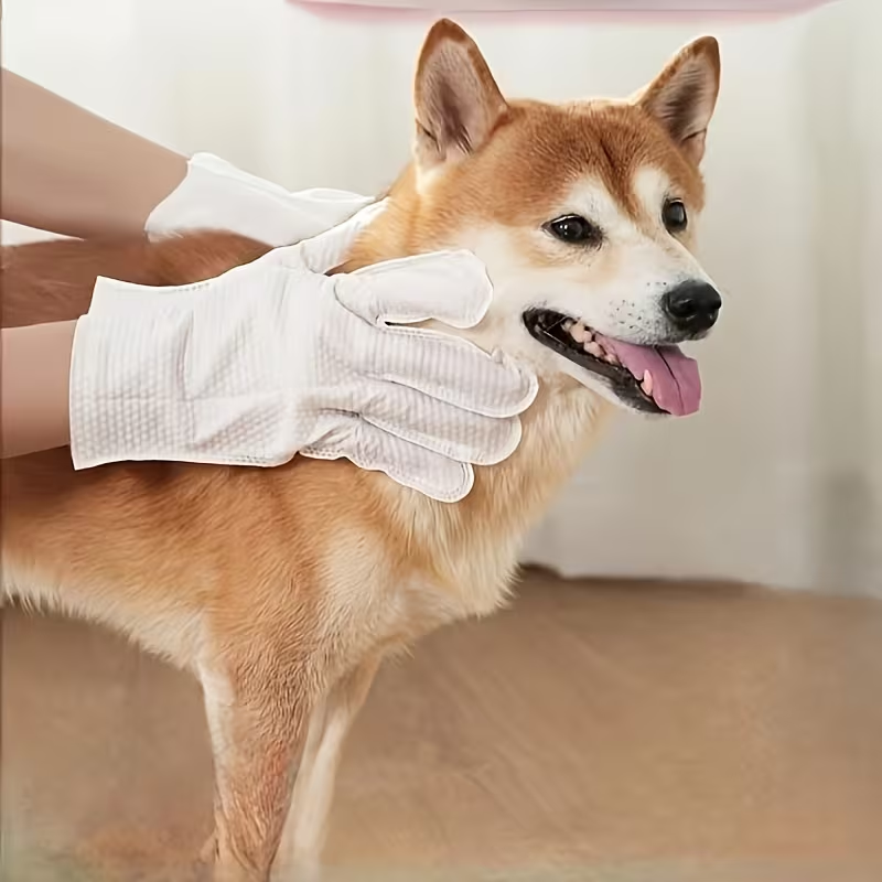 Disposable non-woven household dust removal gloves