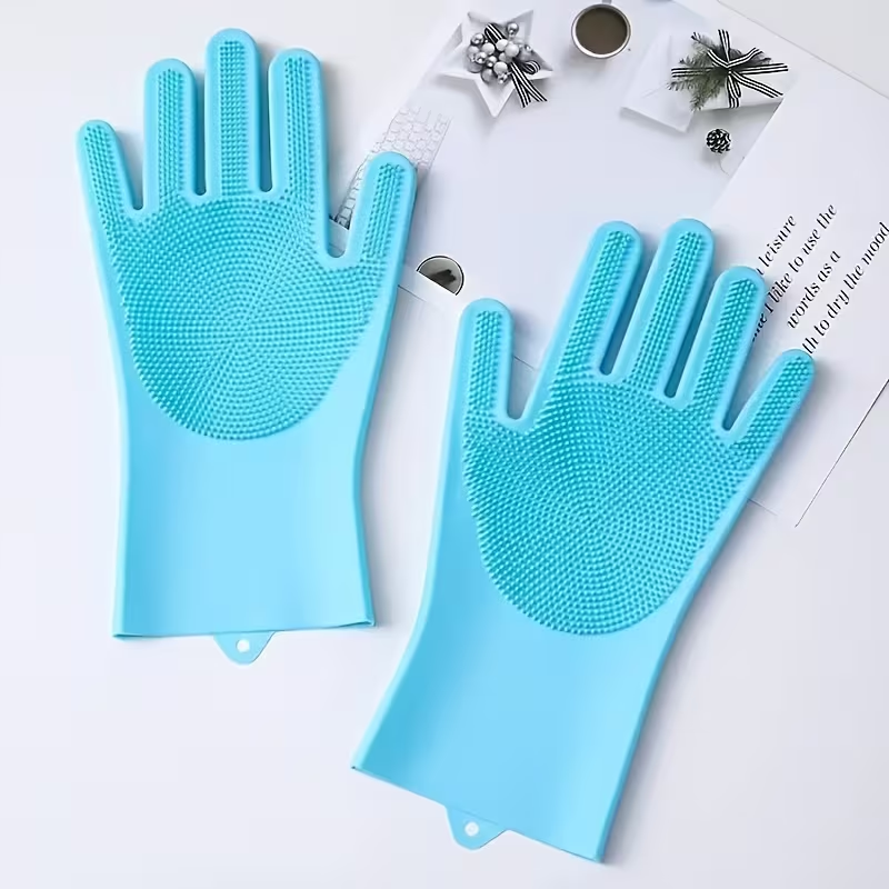 Silicone dishwashing gloves | Durable kitchen gloves