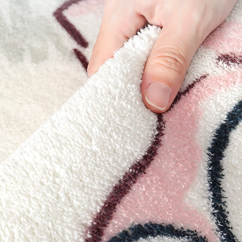 One faux cashmere rug, suitable for living room, bedroom, bedside, and other areas.