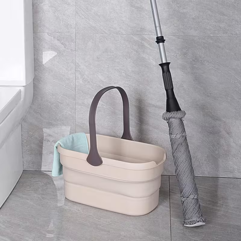 Collapsible bucket, mop cleaning bucket, 10-liter (2.6-gallon) multi-purpose collapsible bucket