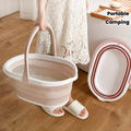 Multi-functional folding basin, suitable for camping and fishing.