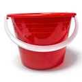 Mini red hand-held water bucket | Perfect for carrying water outdoors