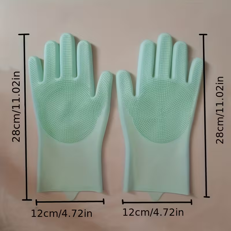 Multi-functional dishwashing gloves - reusable