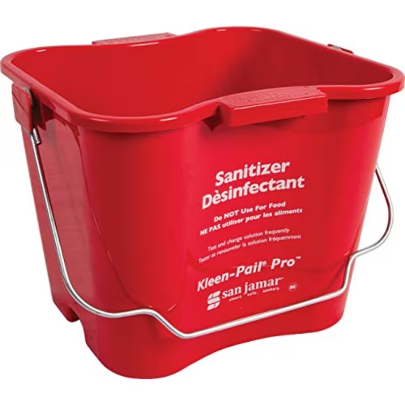 Disinfectant cleaning bucket with handle