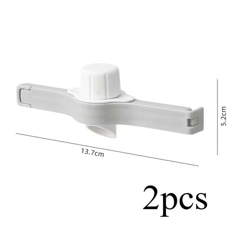Two food storage and sealing clips, non-contact export-grade plastic snack clips for tea.