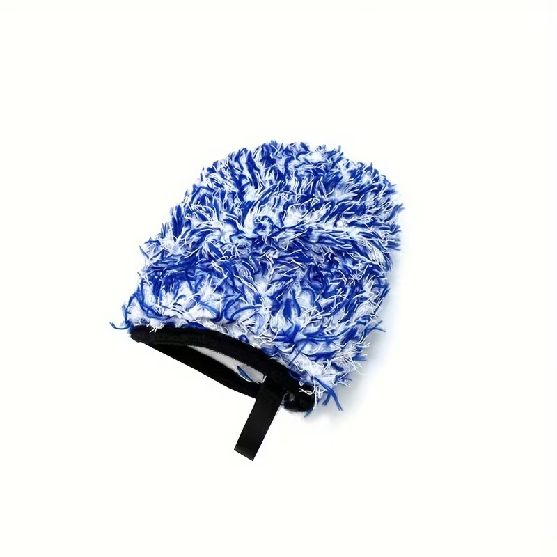 Car wheel brush gloves, microfiber coral long-pile chenille car wash gloves