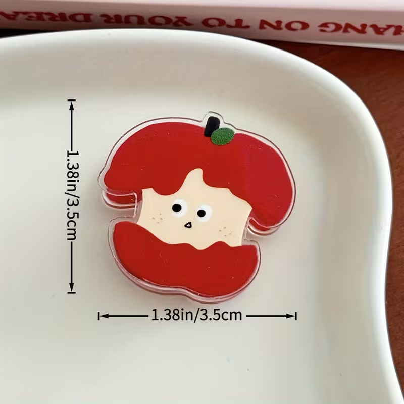 1 small apple-shaped food bag clip - moisture-proof sealing clip
