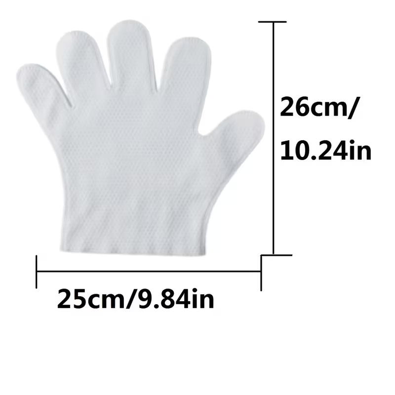 Disposable non-woven household dust removal gloves