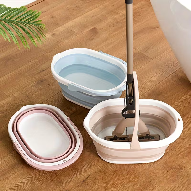 Multi-functional folding basin, suitable for camping and fishing.