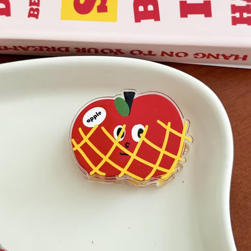 1 small apple-shaped food bag clip - moisture-proof sealing clip