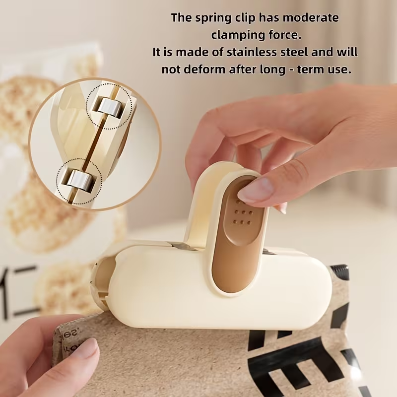 Plastic bag sealing clips, strong moisture-proof spring clips