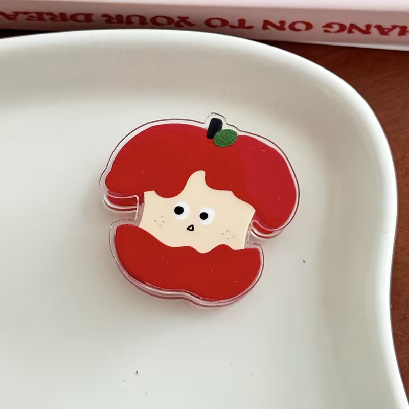 1 small apple-shaped food bag clip - moisture-proof sealing clip