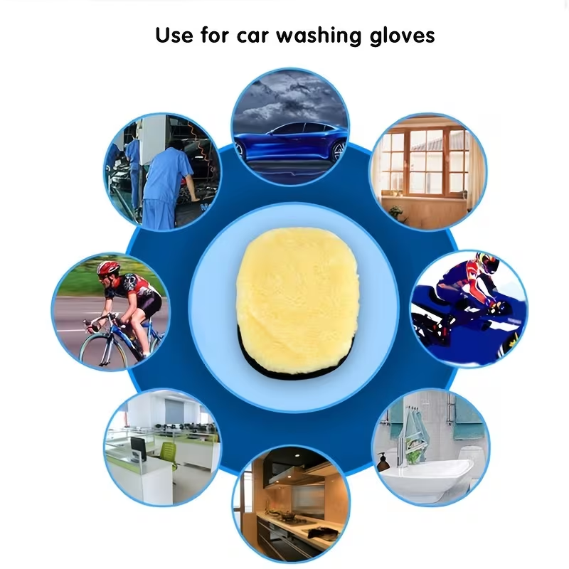 Car Cleaning Gloves with a Size of 5.91 by 9.45 Inches for Vehicle Cleaning