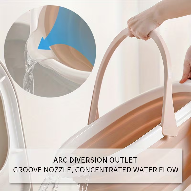 Multi-functional folding basin, suitable for camping and fishing.