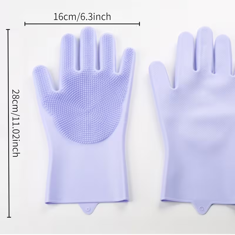 Silicone dishwashing gloves | Durable kitchen gloves