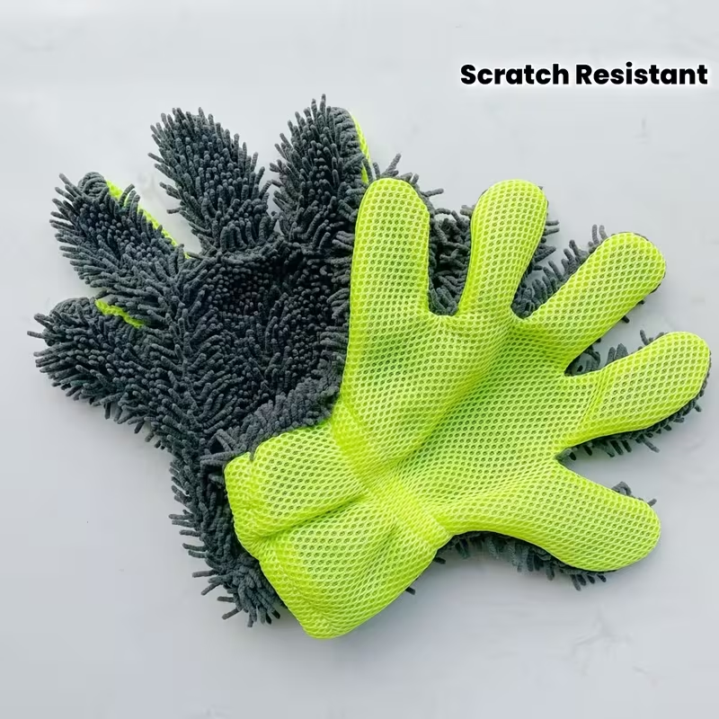 Extra Thick Large Car Wash Gloves (2-pack)