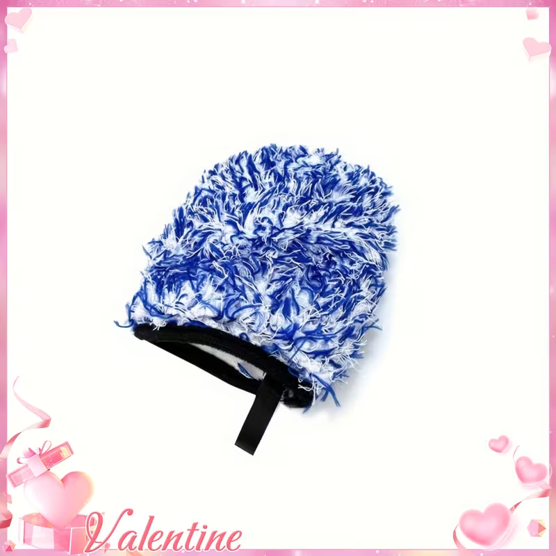 Car wheel brush gloves, microfiber coral long-pile chenille car wash gloves