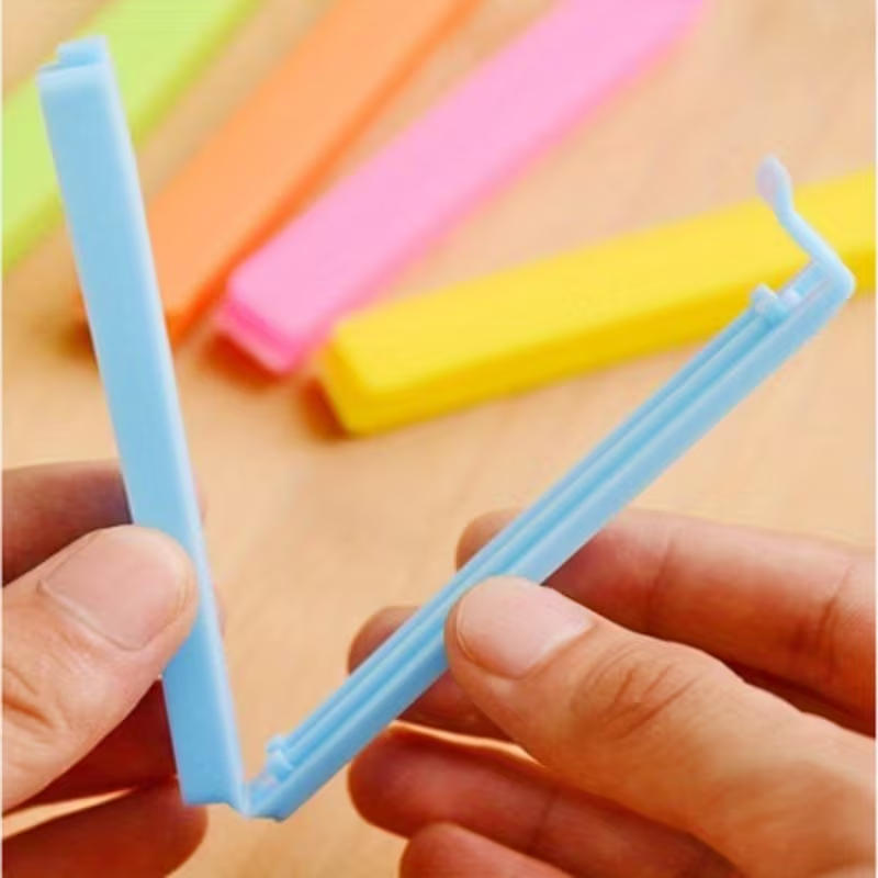 3-pack silicone food bag sealing clips | Moisture-proof and dustproof, reusable