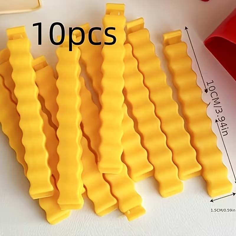 Chip Clips, 10 Cute Chip-Shaped Bag Clips