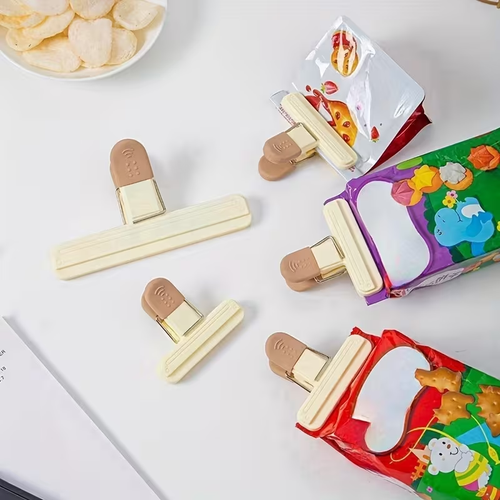 4-pack (2 small + 2 large) multi-functional sealing clips