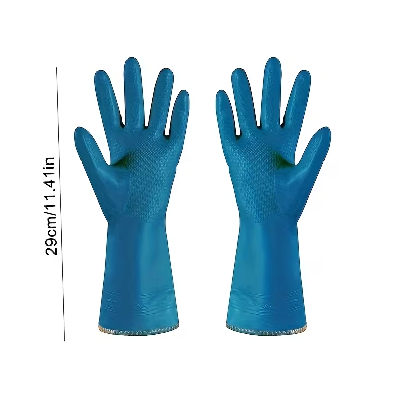 Warm kitchen gloves, two pairs for washing dishes