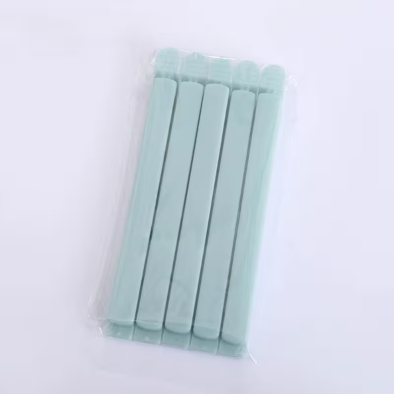 3-pack silicone food bag sealing clips | Moisture-proof and dustproof, reusable