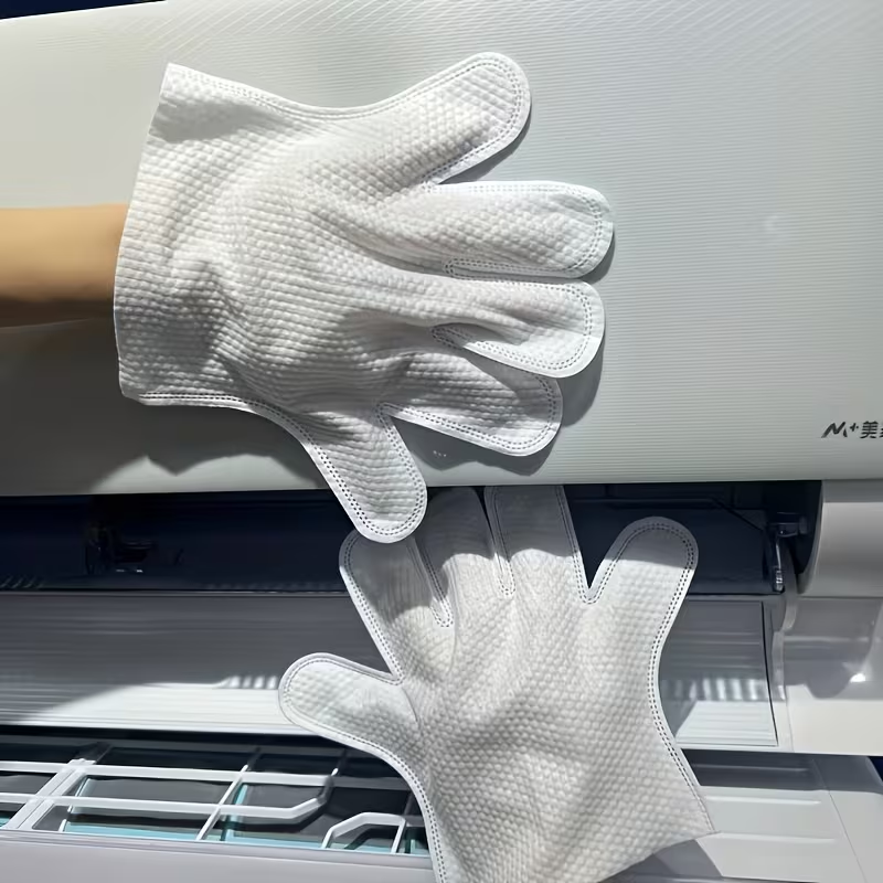 Disposable non-woven household dust removal gloves